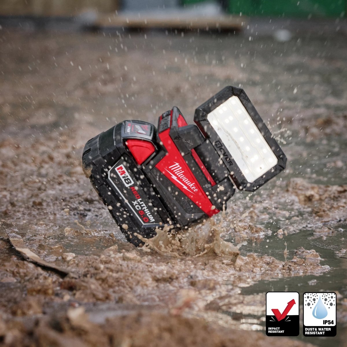 M18™ ROVER™ Compact Folding Flood Light w/ USB Charging - AAA Industrial Supply