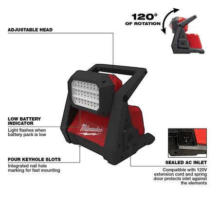 M18™ ROVER™ Dual Power Flood Light - AAA Industrial Supply
