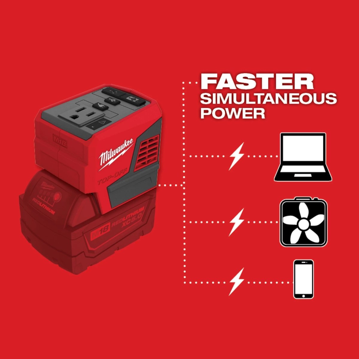 M18™ TOP - OFF™ 175W Power Supply - AAA Industrial Supply