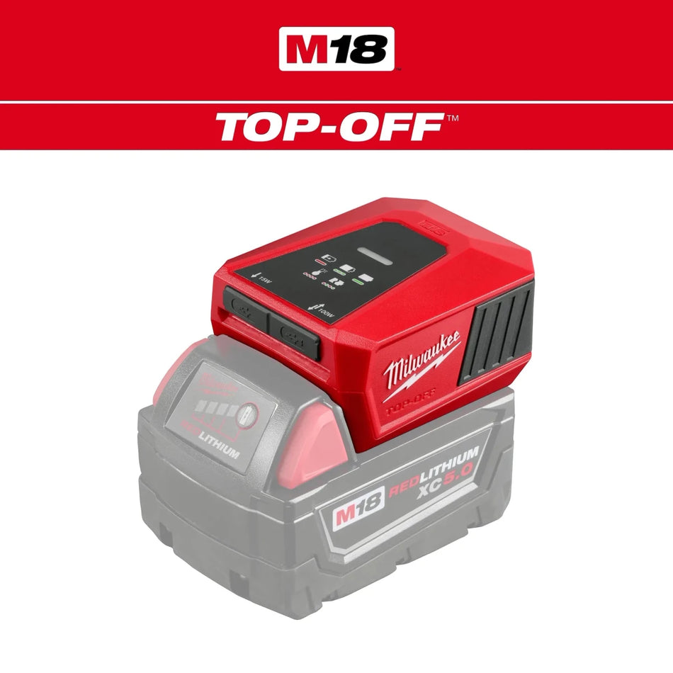 M18™ TOP-OFF™ Charger & Power Supply - AAA Industrial Supply