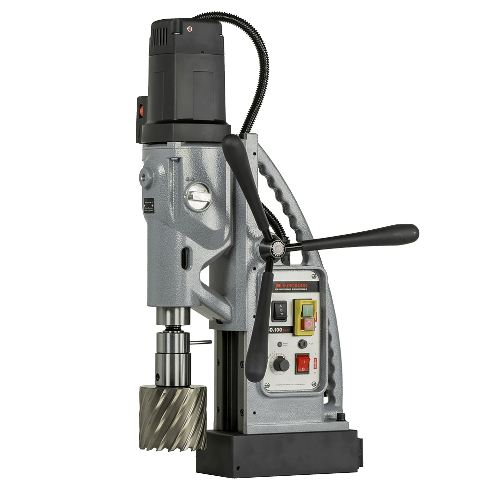 Magnetic drilling machine, 4", 110 V, US. - AAA Industrial Supply