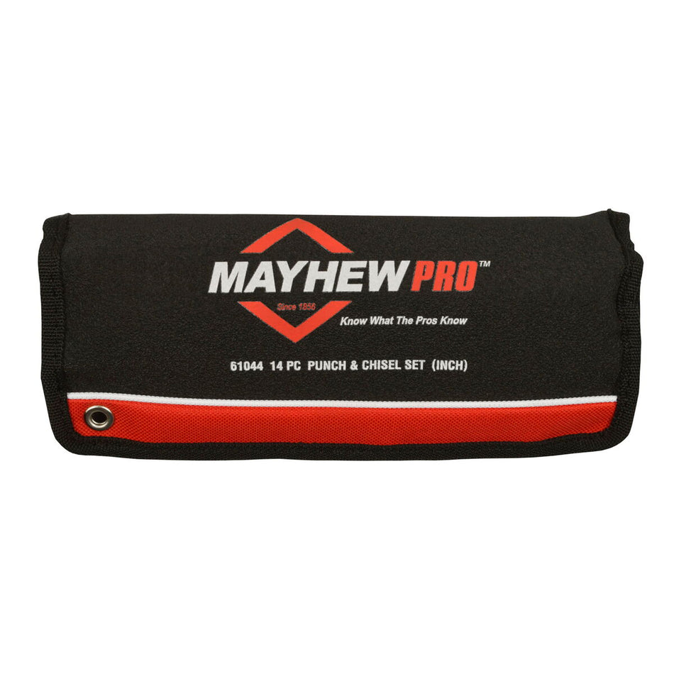 Mayhew Pro 61044 Punch and Chisel Kit, 14-Piece, Black - AAA Industrial Supply