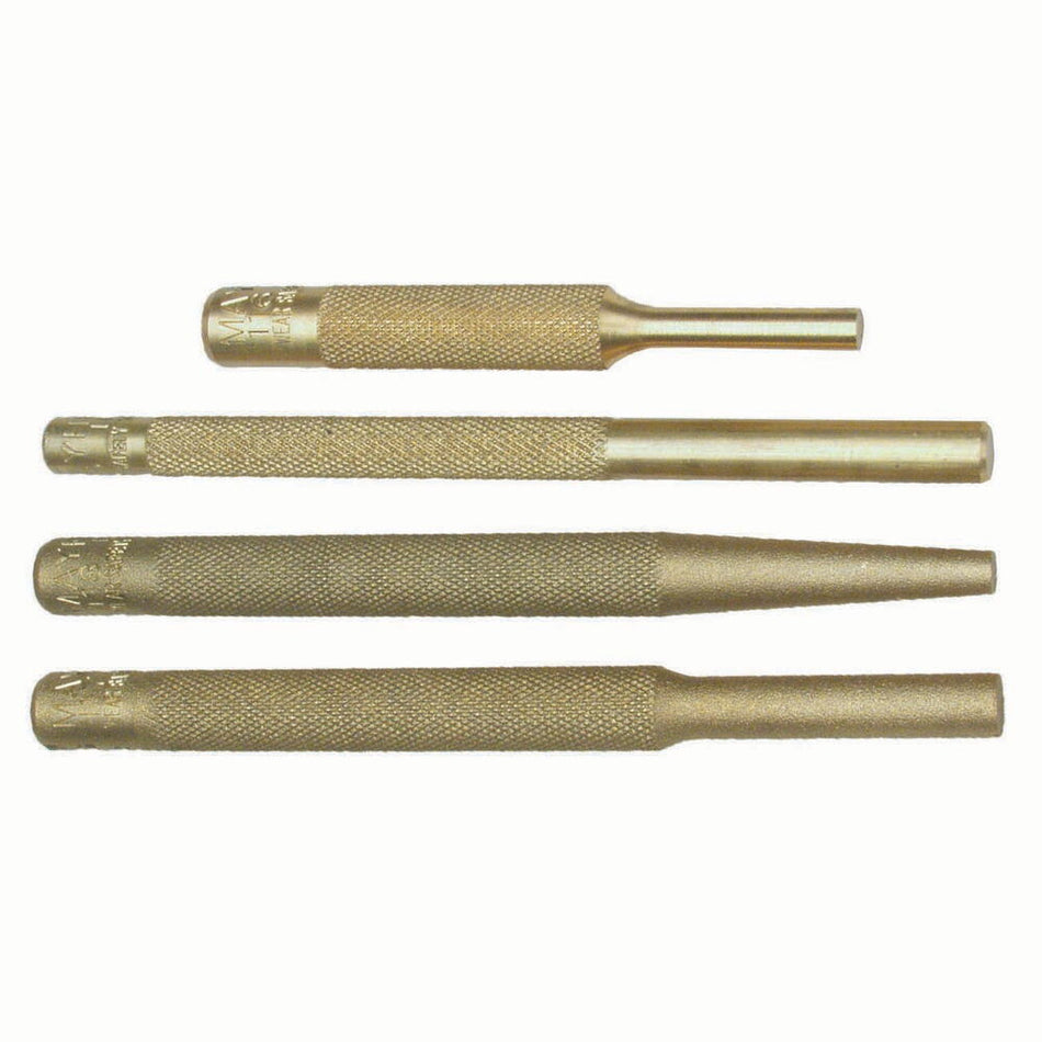 Mayhew Pro 62277 Brass Punch Kit, 4-Piece - AAA Industrial Supply