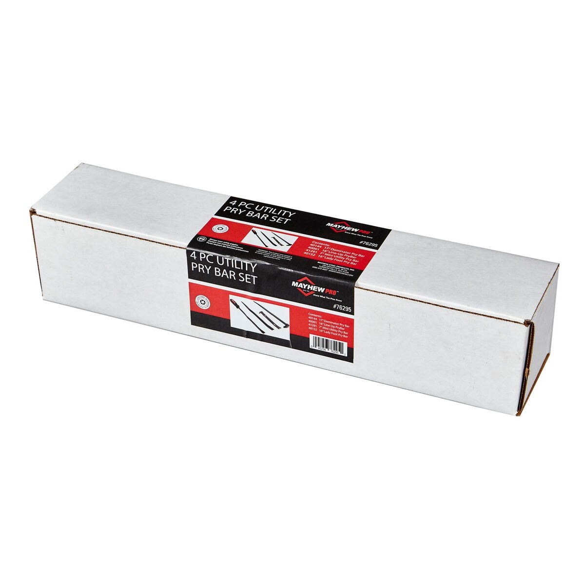 Mayhew Pro 76295 Utility Pry Bar Set, 4-Piece - AAA Industrial Supply