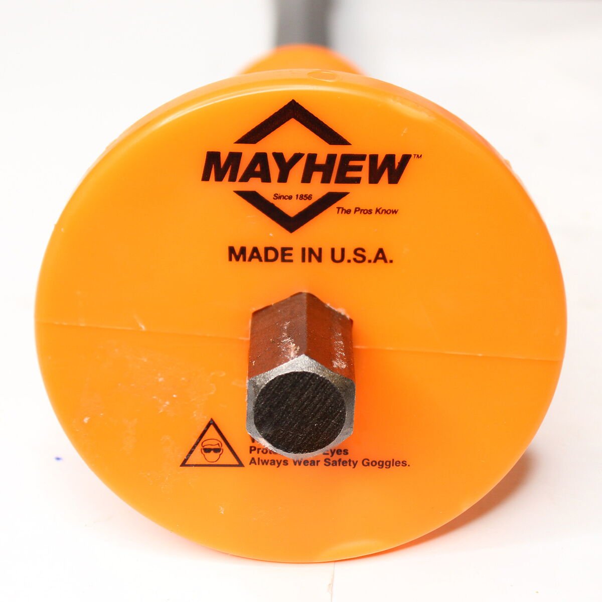 Mayhew Select 12205 3/4-by-12-Inch Handguarded Cold Chisel , Black - AAA Industrial Supply