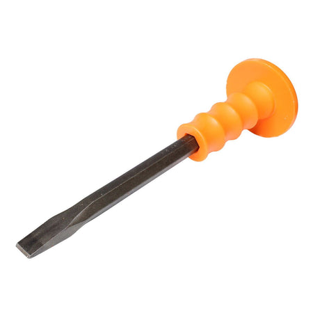 Mayhew Select 12205 3/4-by-12-Inch Handguarded Cold Chisel , Black - AAA Industrial Supply