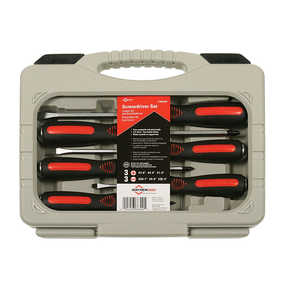 Mayhew Select 66300 Cats Paw Screwdriver Set, 6-Piece - AAA Industrial Supply