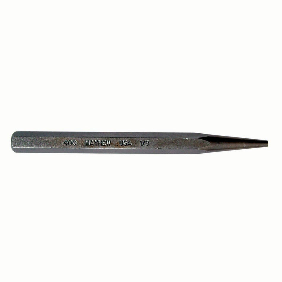 Mayhew Select 70001 1/8-Inch Reg Ec Solid Punch - AAA Industrial Supply