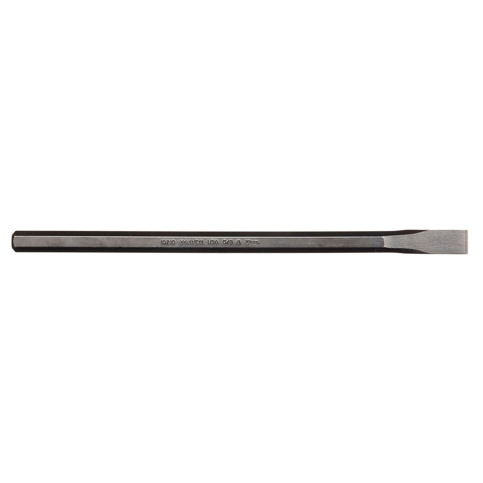 Mayhew Tools 10210 Cold Chisel, 5/8" - 16 mm x 12", Black Oxide Finish - AAA Industrial Supply