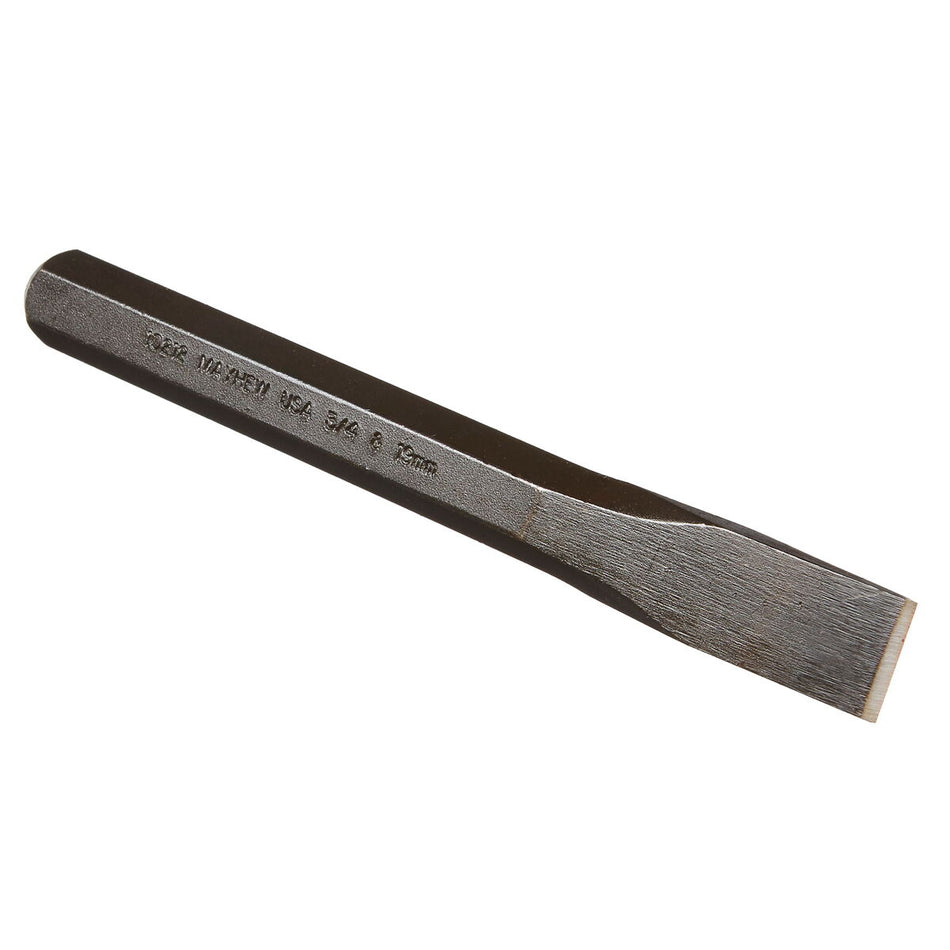 Mayhew Tools 10220 Cold Chisel, 1" - 25 mm x 8", Black Oxide Finish - AAA Industrial Supply