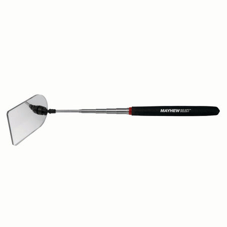 Mayhew Tools 17750 TeleMirror Telescoping Acrylic Mirror, 2-1/4" x 3.6", Black - AAA Industrial Supply
