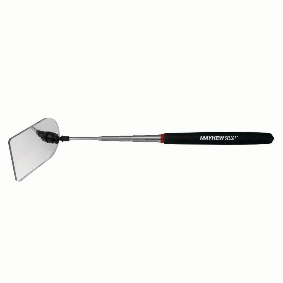 Mayhew Tools 17750 TeleMirror Telescoping Acrylic Mirror, 2-1/4" x 3.6", Black - AAA Industrial Supply