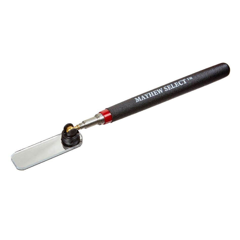 Mayhew Tools 17760 TeleMirror Telescoping Acrylic Mirror, 3/4" x 2-1/2", Black - AAA Industrial Supply