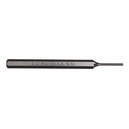 Mayhew Tools 21001 SAE Pin Punch, 3/32 x 0.88" Pin, 4-1/2" OAL x 1/4" Body, Black Oxide Finish - AAA Industrial Supply