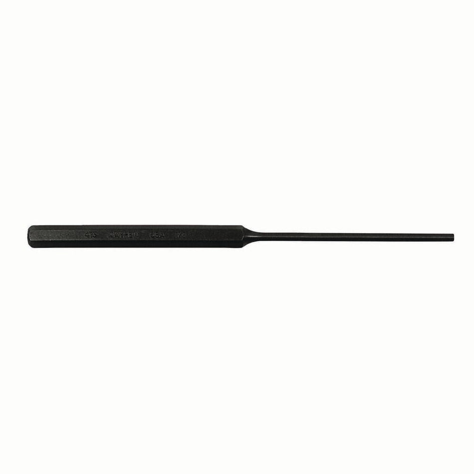 Mayhew Tools 21500 Extra Long Pin Punch, 1/8" x 8", Black Oxide Finish - AAA Industrial Supply