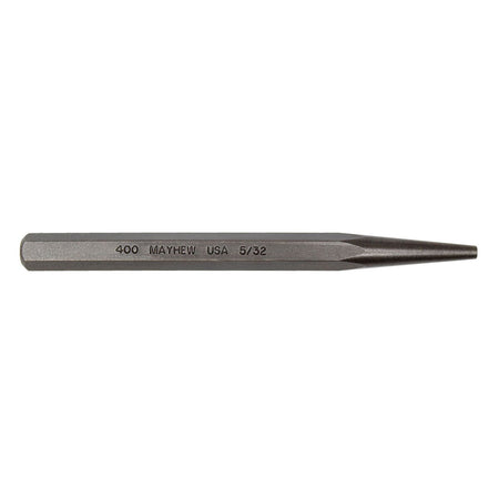 Mayhew Tools 70005 Solid Punch, 5/32" x 5", Shot Blast Finish - AAA Industrial Supply