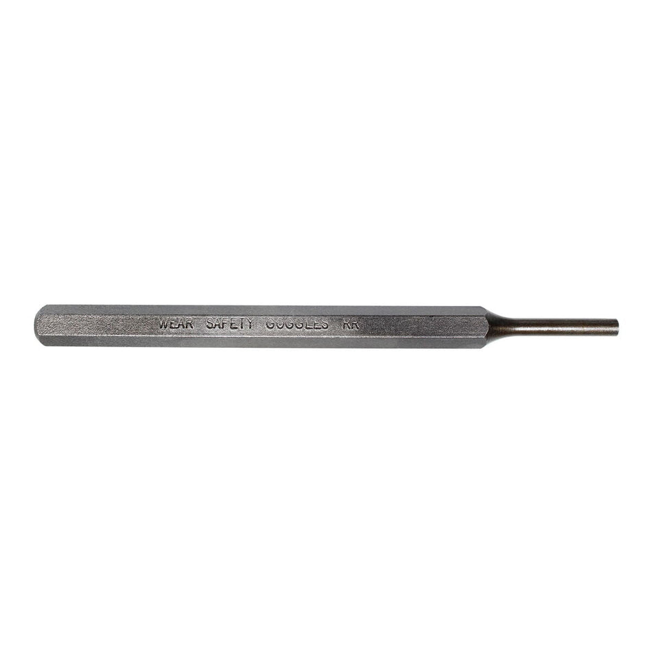 Mayhew Tools 71003 SAE Pin Punch, 5/32 x 1" Pin, 5" OAL x 5/16" Body, Shot Blast Finish - AAA Industrial Supply