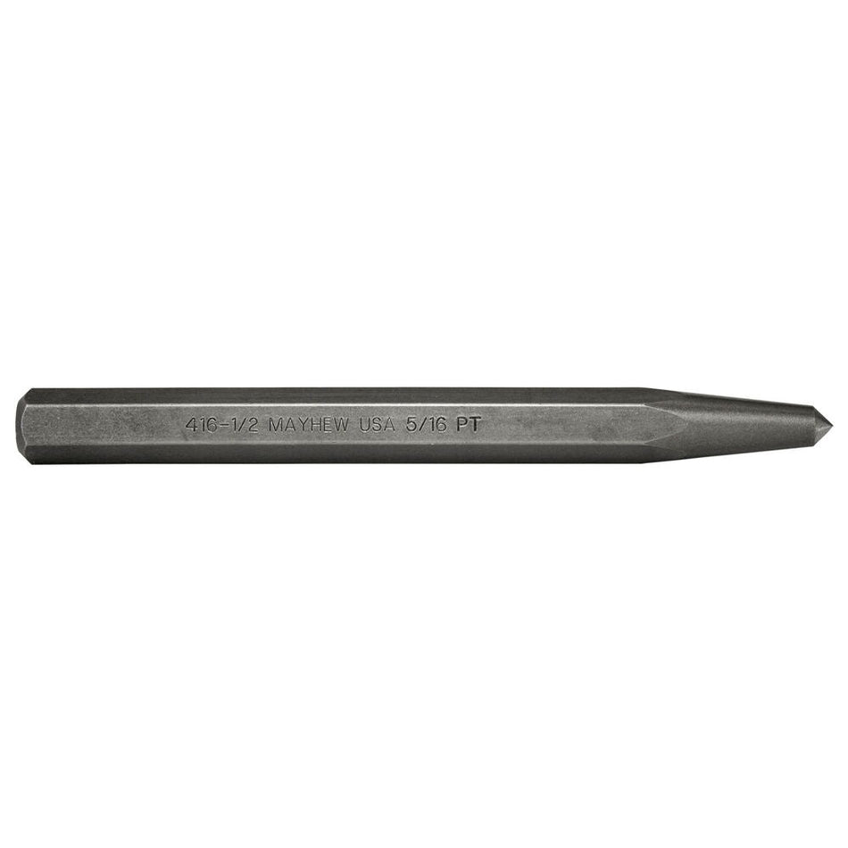 Mayhew Tools 74003 Center Punch, 1/2" x 5/16" Point, Shot Blast Finish - AAA Industrial Supply