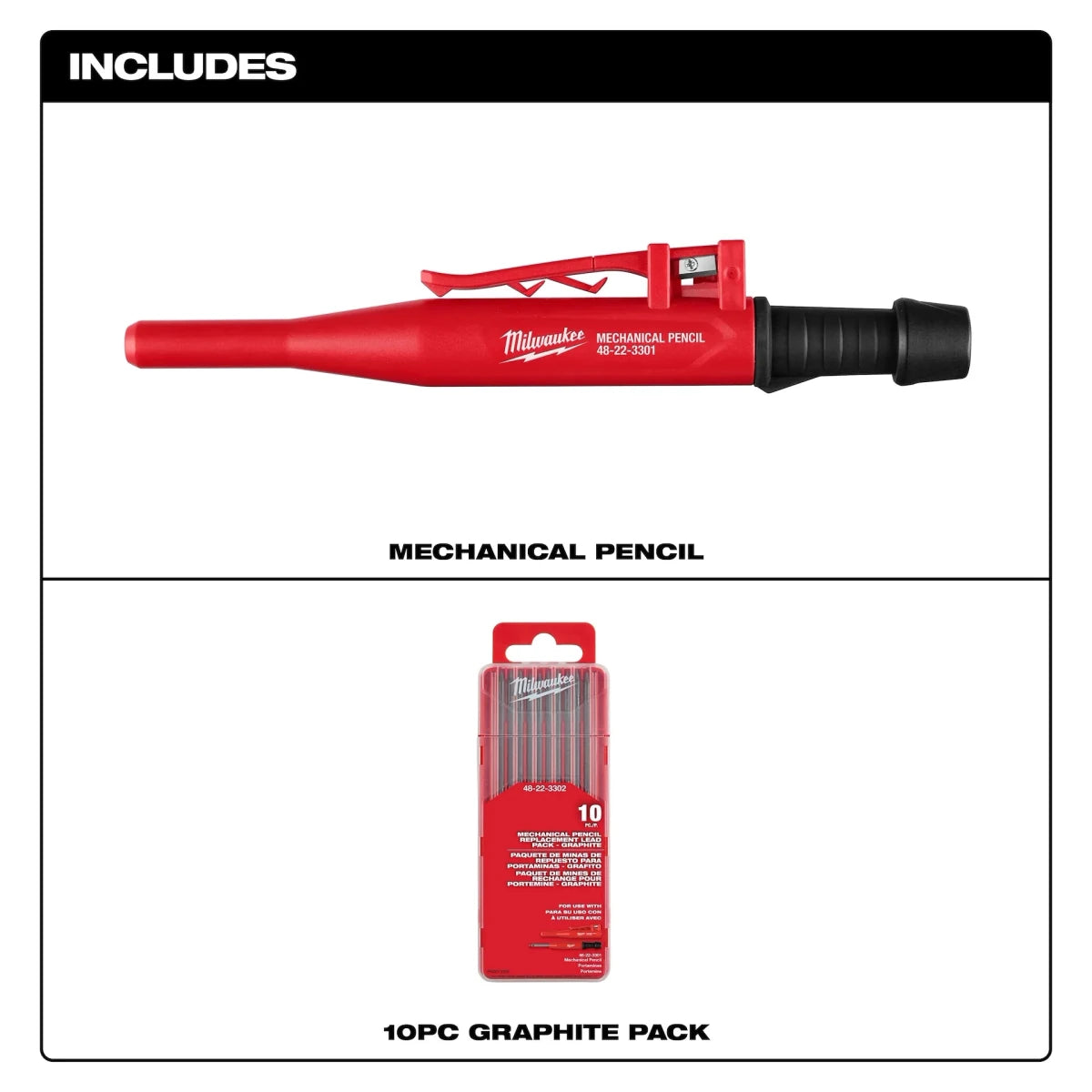 Mechanical Pencil with Lead Pack - AAA Industrial Supply