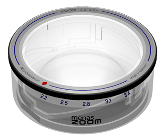 Eschenbach 1438-8 Menas Zoom Adjustable Magnifier