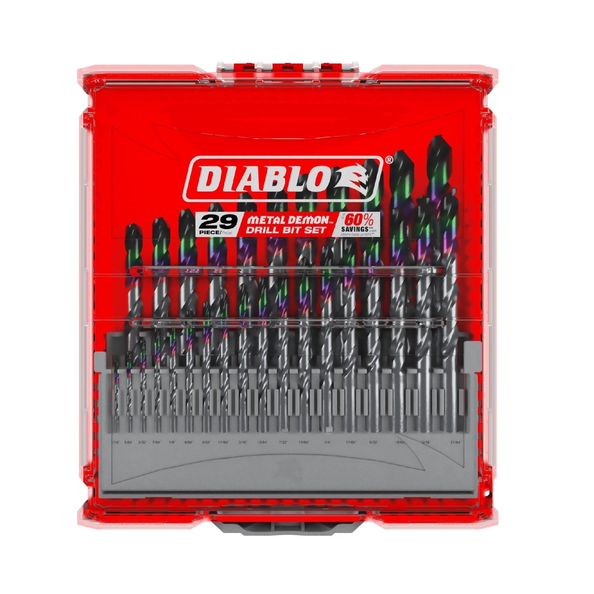 Metal Demon™ Drill Bits Set for Mild, Hardened and Stainless Steels (29 - pc) - AAA Industrial Supply