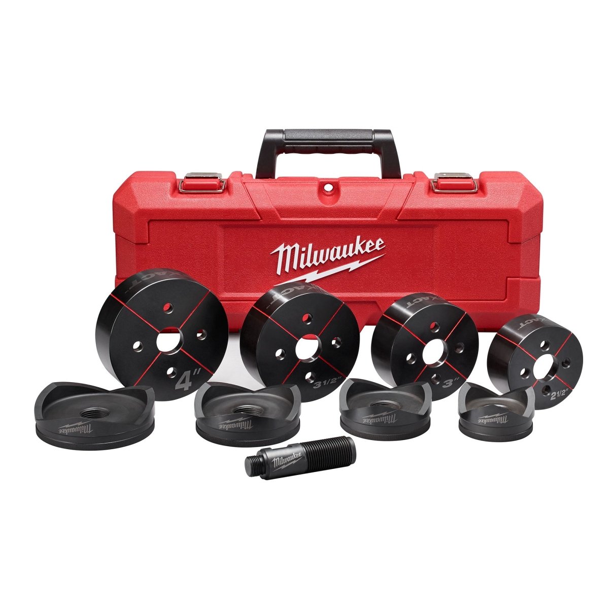 Milwaukee® EXACT™ 1/2" to 1 - 1/4" Knockout Set - AAA Industrial Supply