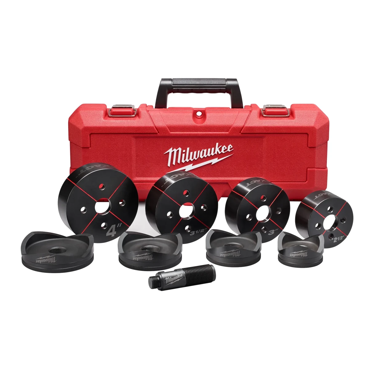 Milwaukee® EXACT™ 2-1/2" to 4" Knockout Set - AAA Industrial Supply