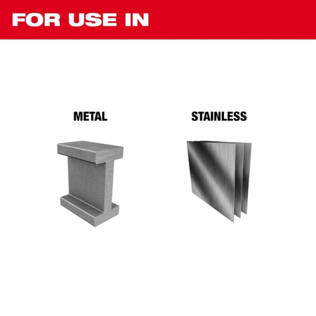 Milwaukee Tool 5" x 1/8" x 5/8"-11 Performance+ Dual Metal Cut & Grind Wheel - Type 27 10-PK - AAA Industrial Supply