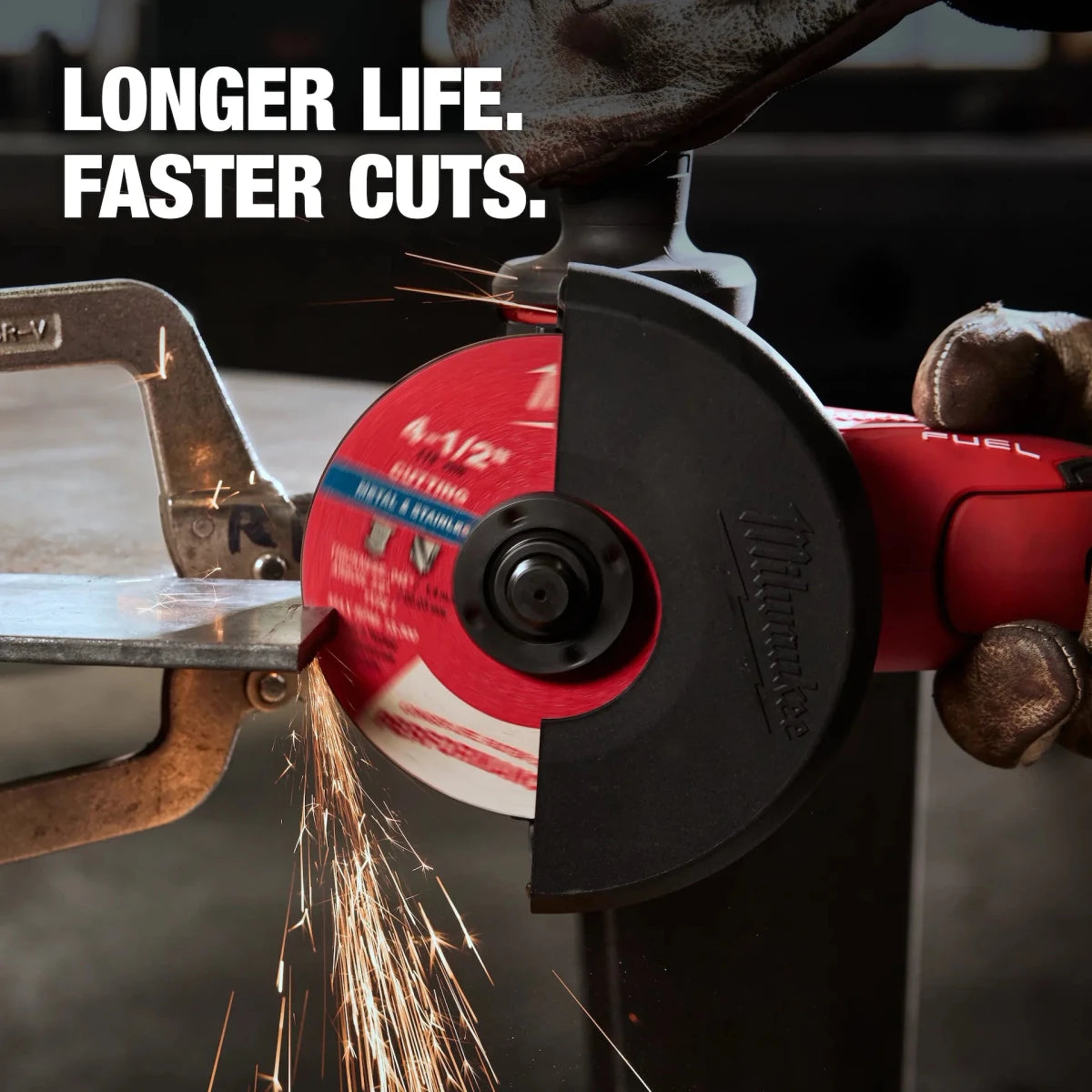 Milwaukee Tool 7" x 1/4" x 5/8"-11 Ceramic+ Metal Grinding Wheel - Type 27 5-PK - AAA Industrial Supply