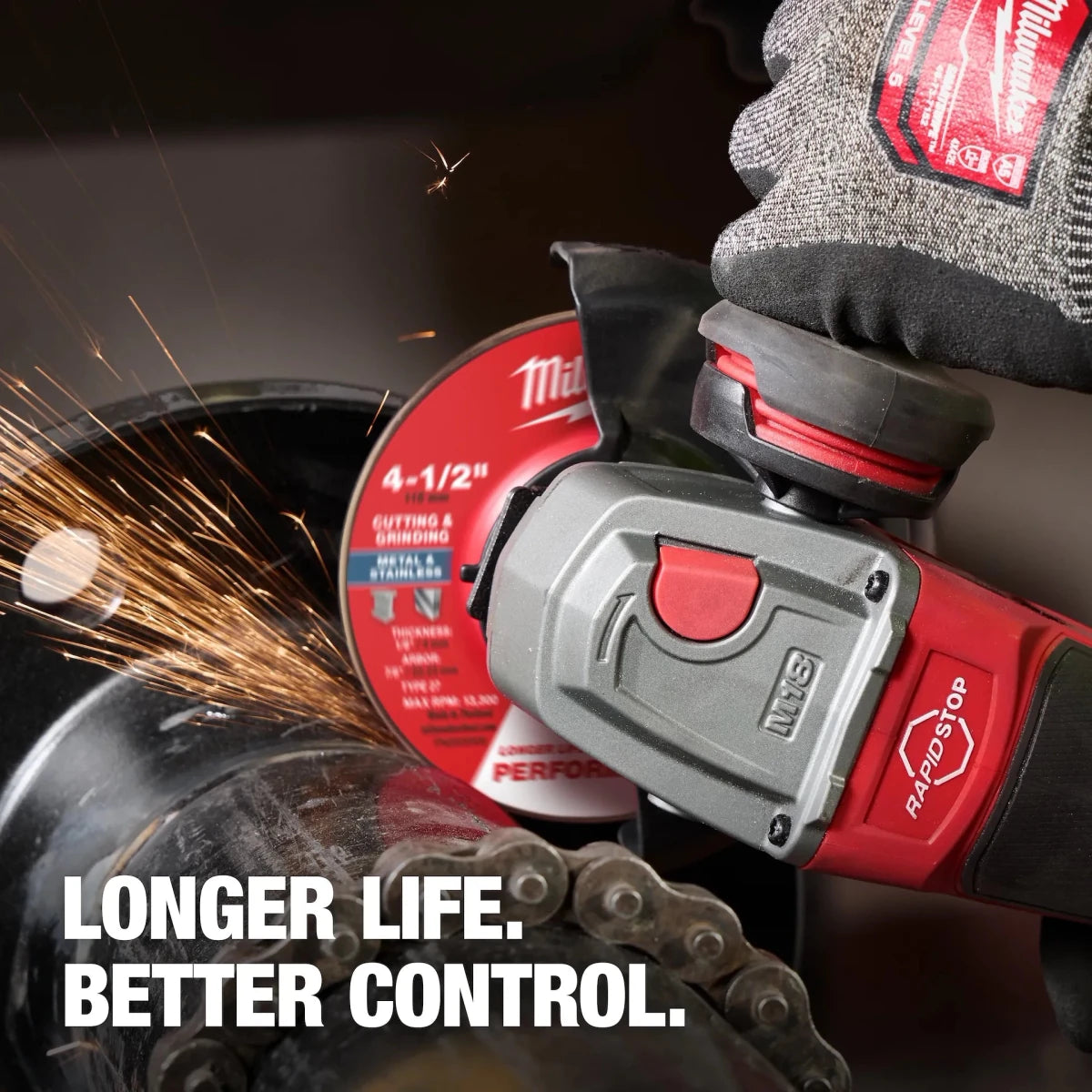 Milwaukee Tool 9" x 1/8" x 5/8"-11 Performance+ Dual Metal Cut & Grind Wheel - Type 27 10-PK - AAA Industrial Supply