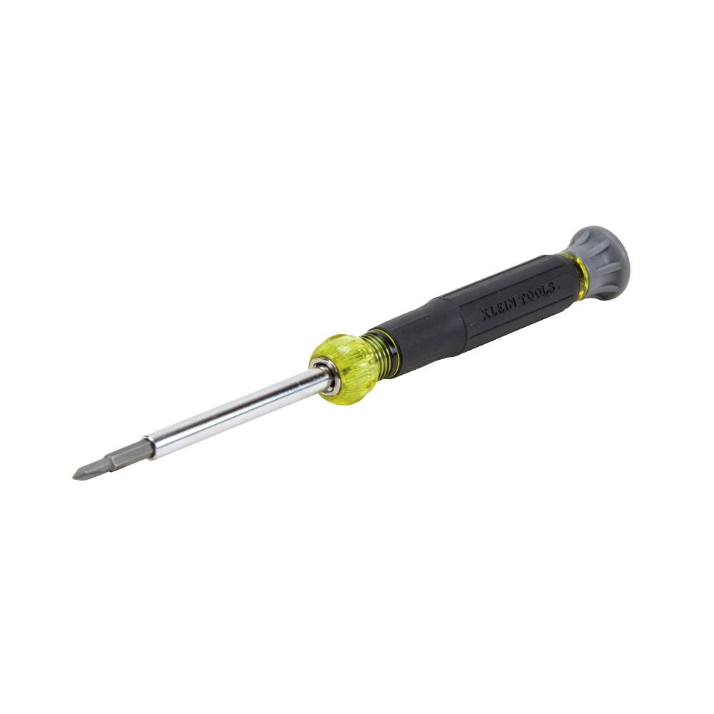 Multi - Bit Electronics Screwdriver, 4 - in - 1, Phillips, Slotted Bits - AAA Industrial Supply