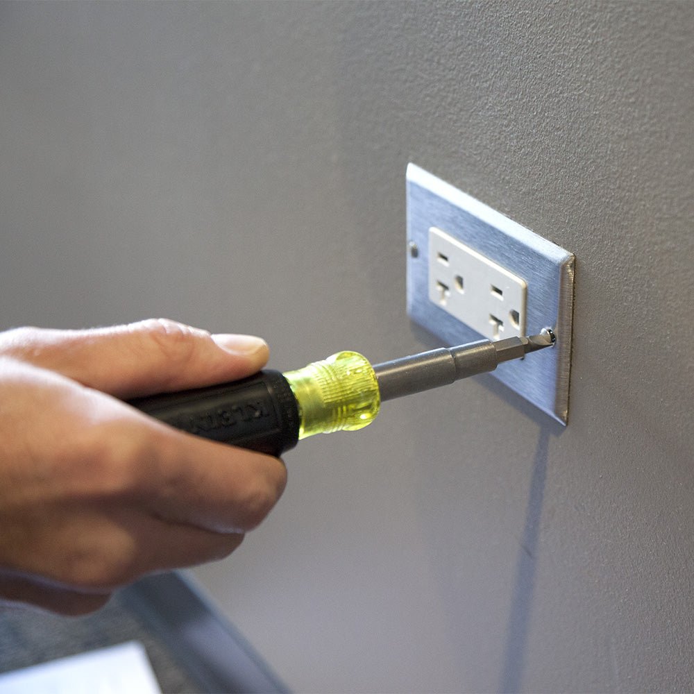 Multi - Bit Screwdriver / Nut Driver, 10 - in - 1, Phillips, Slotted Bits - AAA Industrial Supply