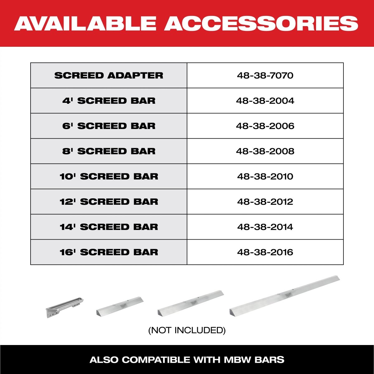MX FUEL™ Vibratory Screed Kit - AAA Industrial Supply