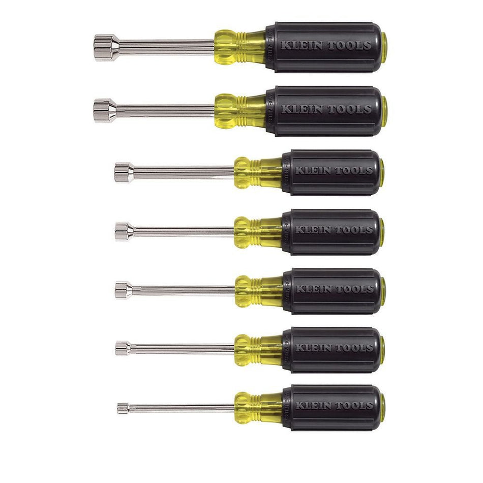 Nut Driver Set, 3 - Inch Shafts, Cushion - Grip™, 7 - Piece - AAA Industrial Supply