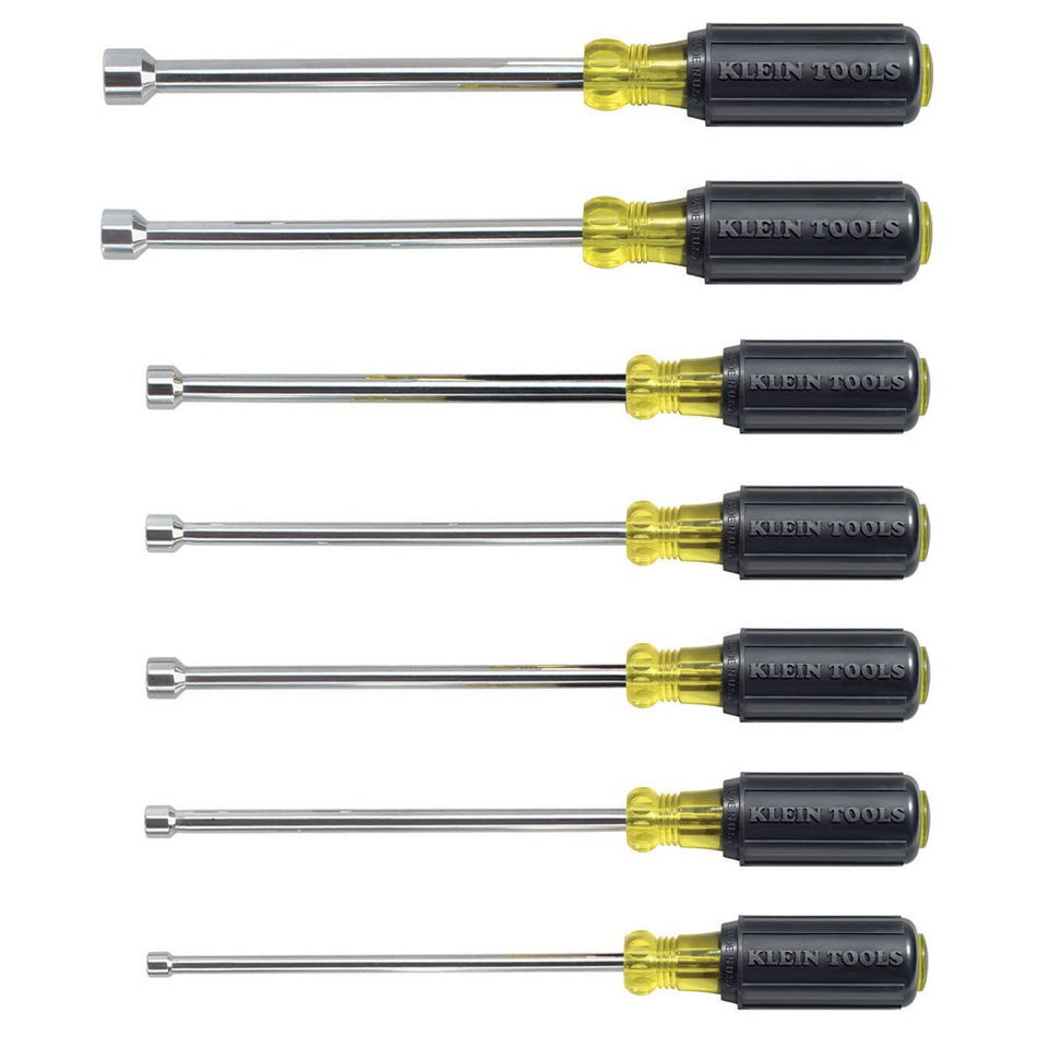 Nut Driver Set, 6 - Inch Shafts, 7 - Piece - AAA Industrial Supply