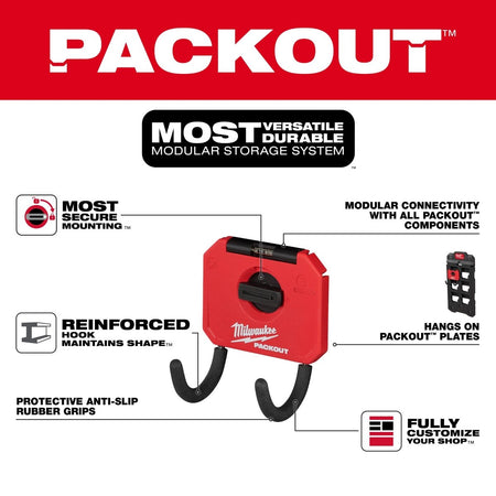 PACKOUT™ 3” Curved Hook - AAA Industrial Supply
