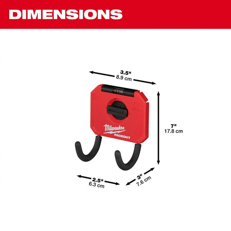 PACKOUT™ 3” Curved Hook - AAA Industrial Supply