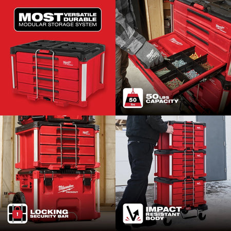 PACKOUT™ 4 Drawer Tool Box - AAA Industrial Supply
