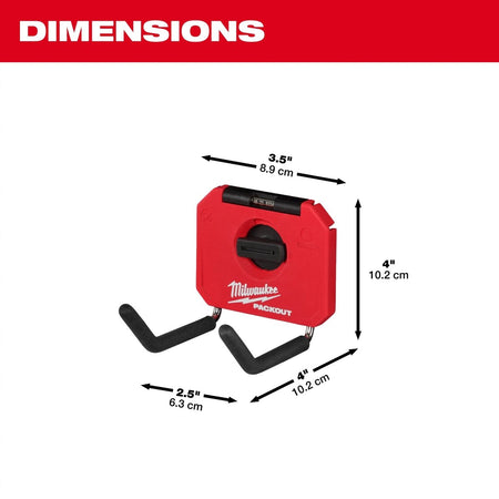 PACKOUT™ 4” Straight Hook - AAA Industrial Supply