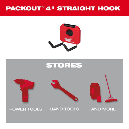 PACKOUT™ 4” Straight Hook - AAA Industrial Supply