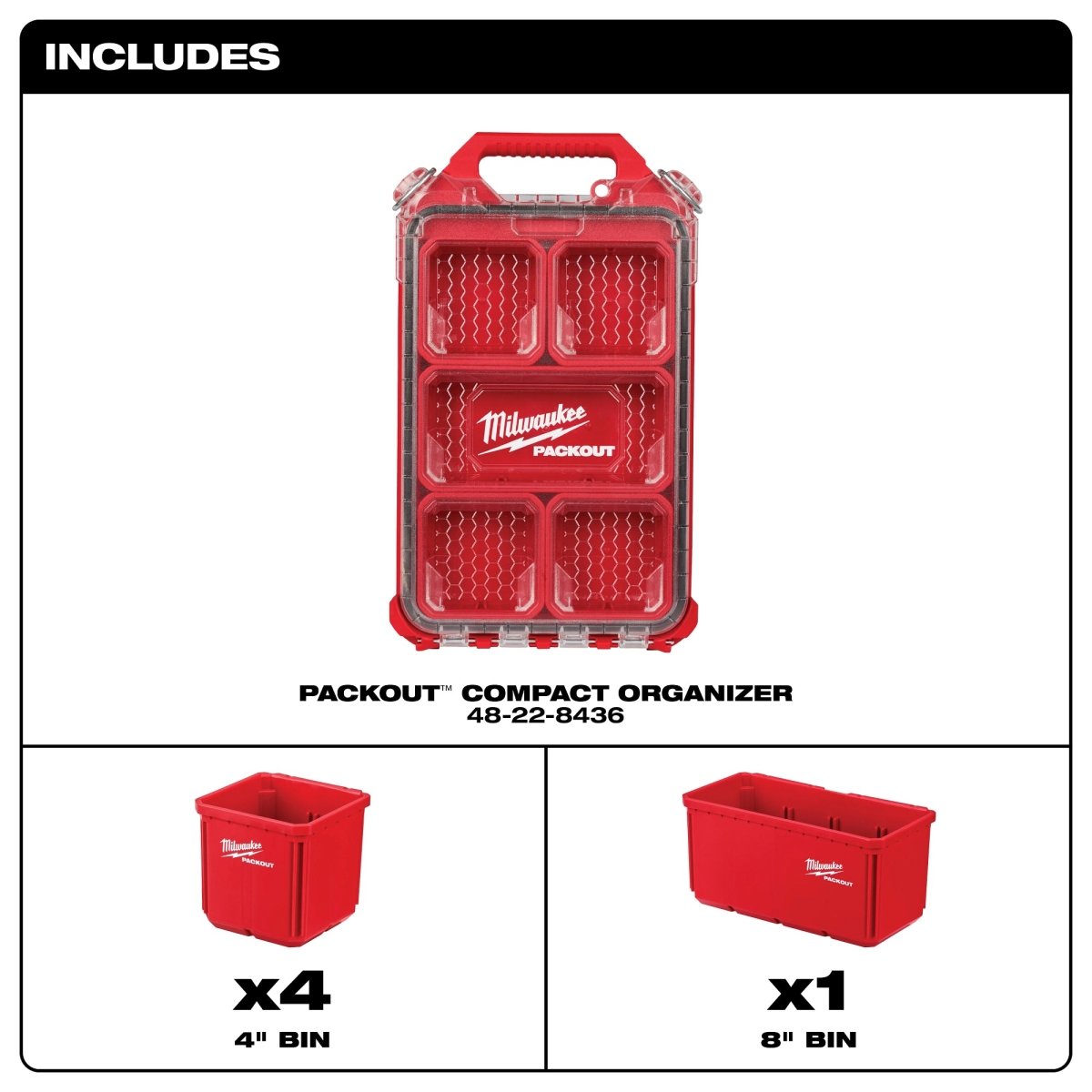 PACKOUT™ Compact Low - Profile Organizer - AAA Industrial Supply
