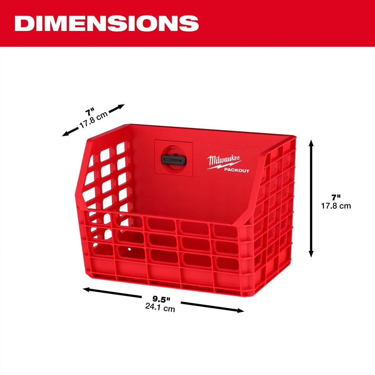 PACKOUT™ Compact Wall Basket - AAA Industrial Supply