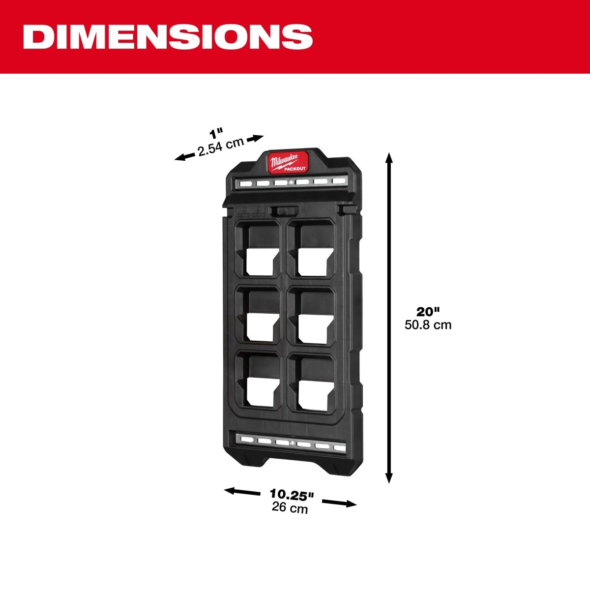 PACKOUT™ Compact Wall Plate - AAA Industrial Supply