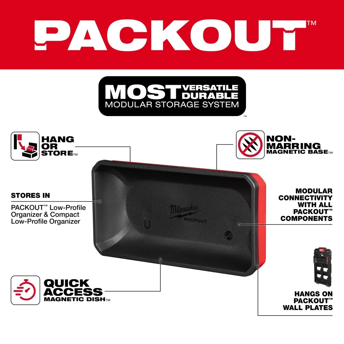 PACKOUT™ Large Magnetic Bin - AAA Industrial Supply