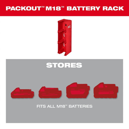 PACKOUT™ M18™ Battery Rack - AAA Industrial Supply