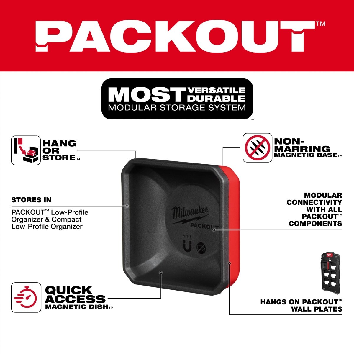 PACKOUT™ Magnetic Bin - AAA Industrial Supply