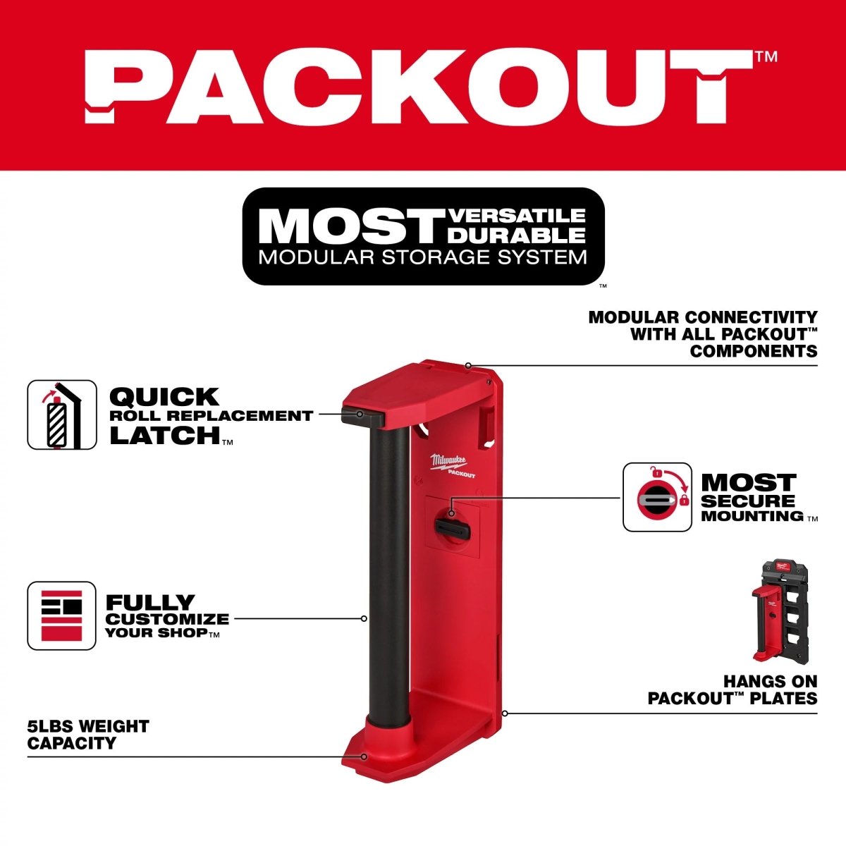 PACKOUT™ Roll Holder - AAA Industrial Supply