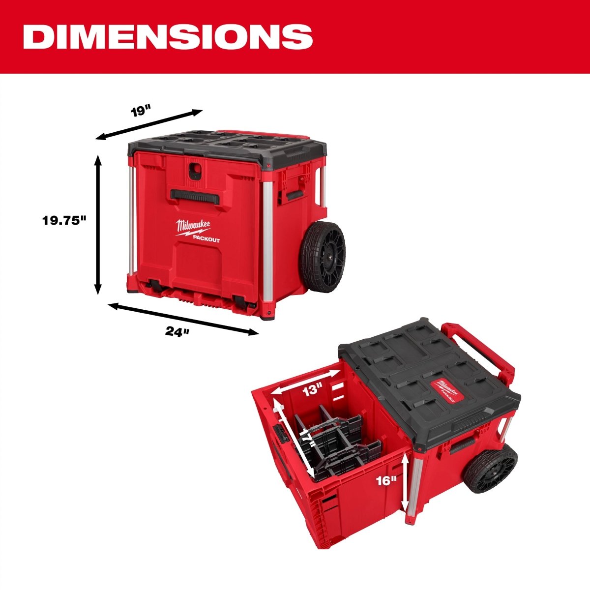 PACKOUT™ Rolling Drawer Tool Box - AAA Industrial Supply