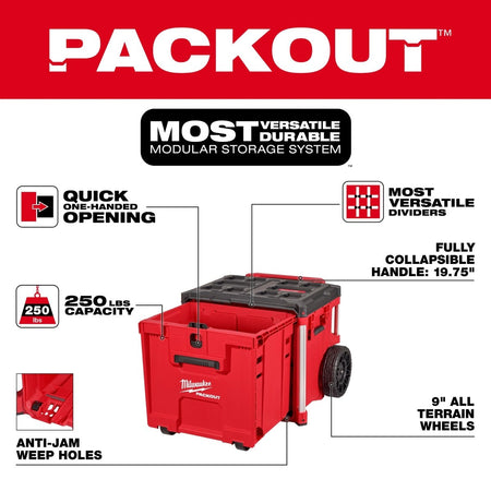 PACKOUT™ Rolling Drawer Tool Box - AAA Industrial Supply