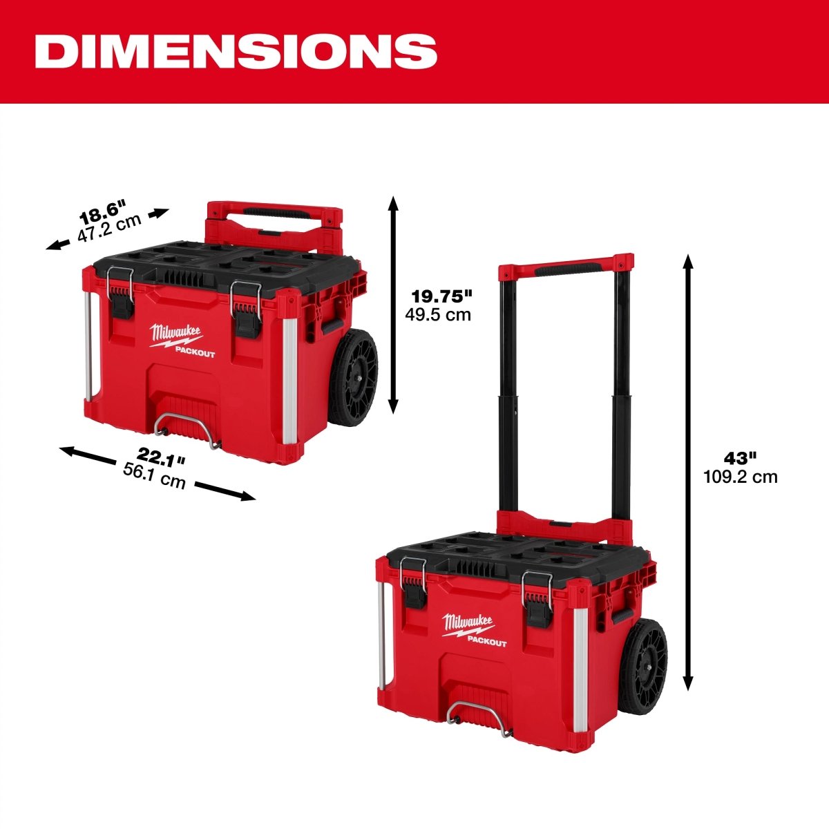 PACKOUT™ Rolling Tool Box - AAA Industrial Supply